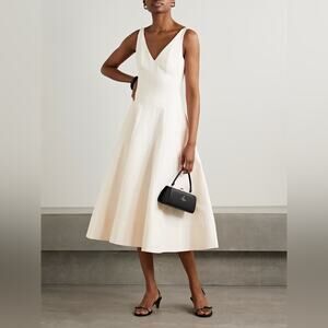 Staud Marieta Dress Ivory 4